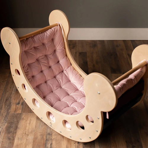OEM Toddler Rocker Cushion Soft Montessori Arch Pillow Bed Floor Seat Washable Kids Lounger