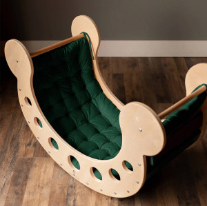 OEM Toddler Rocker Cushion Soft Montessori Arch Pillow Bed Floor Seat Washable Kids Lounger