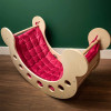 OEM Toddler Rocker Cushion Soft Montessori Arch Pillow Bed Floor Seat Washable Kids Lounger