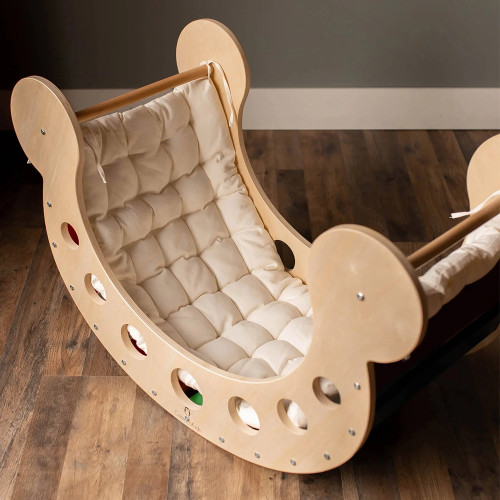 OEM Toddler Rocker Cushion Soft Montessori Arch Pillow Bed Floor Seat Washable Kids Lounger