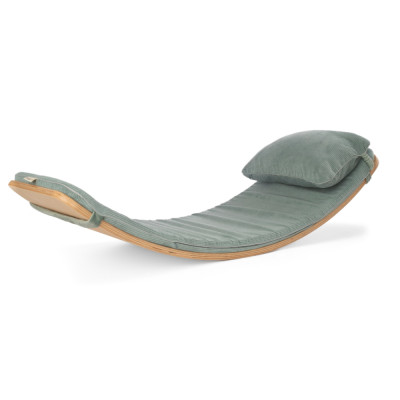 Custom Factory Balance Board with Foam Mattress and Pillow Wobble Rocker Board Soft Kids Play Equipment