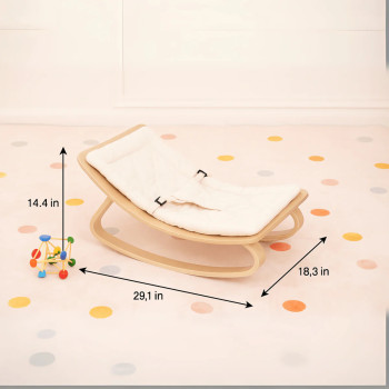 Custom Factory Soft Foam Baby Rocker Toddler Recliner Chair Washable Seat for Indoor Play