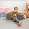Custom Factory Kids Foam Rocking Chair with Washable Cover Compressible Seat for Coordination Training