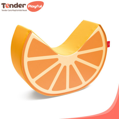 Custom Factory Banana Shape Foam Rocking Chair Compressible Kids Soft Seat for Indoor Play