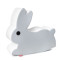 Custom Factory White Rabbit Shape Kids Stool Soft Foam Seat for Indoor Play