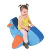 Custom Factory Car Shaped Red Kids Rocking Chair Soft Foam Seat for Indoor Play