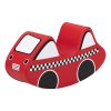 Custom Factory Car Shaped Red Kids Rocking Chair Soft Foam Seat for Indoor Play