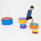 Colorful Stepping Stones for Kids Indoor Outdoor Balance Training Play Toys