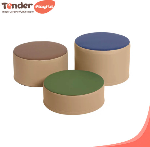 Professional Factory Custom Foam Stepping Stone Blocks Kids Soft Sponge Stools Baby Indoor Toys
