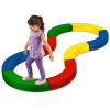 Custom Kids Foam Balance Beam Rainbow Bridge and Ring Connectable Soft Play Indoor Toys
