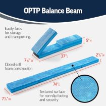Custom Blue Foldable Foam Balance Beam Kids Soft Play Indoor Toys Professional Factory
