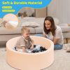 Nude Color Kids Foam Ball Pit OEM Soft Play Pool for Indoor Playground and Home Use