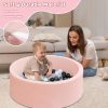 OEM Custom Kids Foam Pink Ball Pit Soft Play Pool for Indoor Playground and Living Room