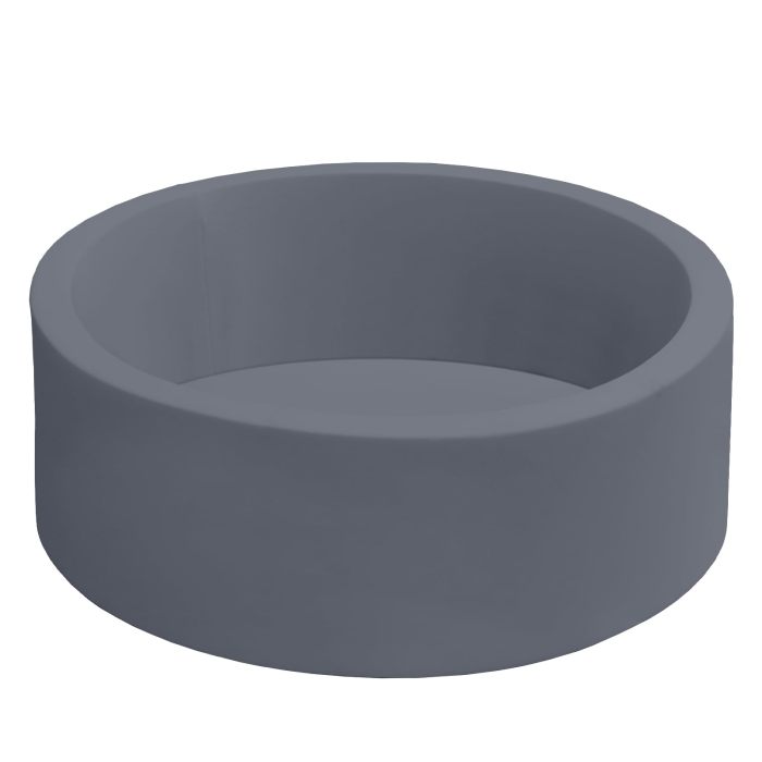 Dark Gray Kids Foam Ball Pit Factory OEM Custom Soft Play Pool for Indoor Playground and Home