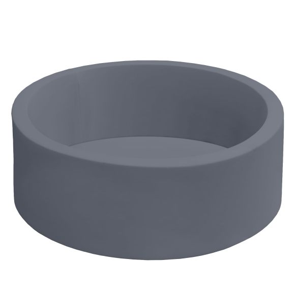 Dark Gray Kids Foam Ball Pit Factory OEM Custom Soft Play Pool for Indoor Playground and Home