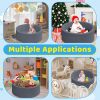 Dark Gray Kids Foam Ball Pit Factory OEM Custom Soft Play Pool for Indoor Playground and Home