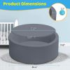 Dark Gray Kids Foam Ball Pit Factory OEM Custom Soft Play Pool for Indoor Playground and Home