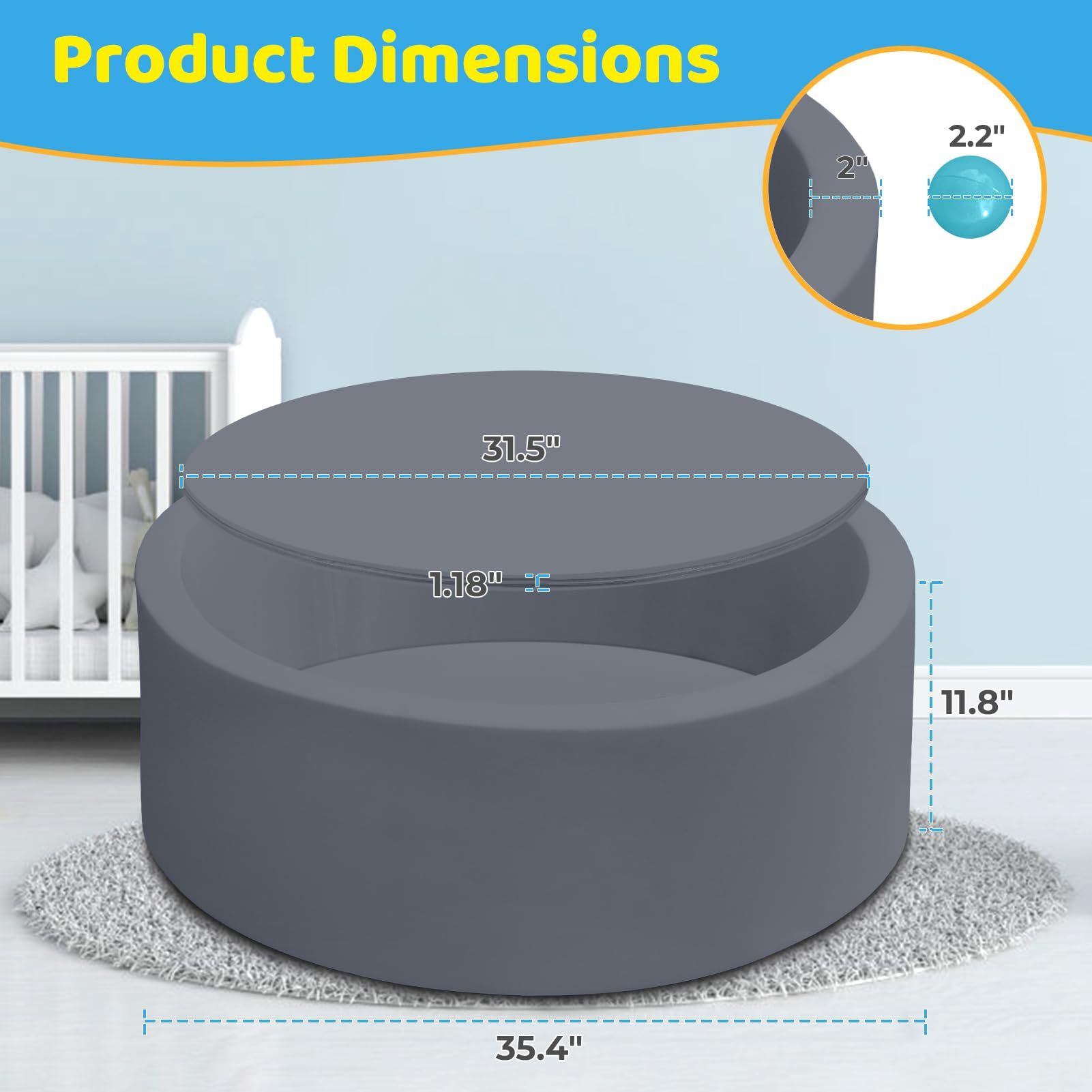 Sofa recliner length, width & height introduction