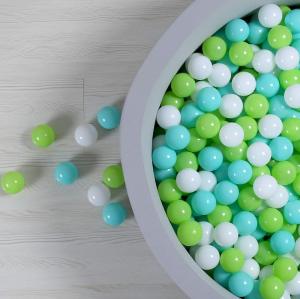 OEM Custom Round Foam Ball Pit Factory Custom Soft Memory Foam Play Pool for Toddlers Indoor Use