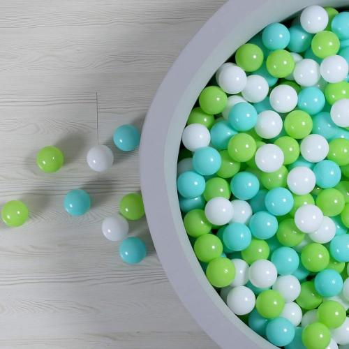 OEM Custom Round Foam Ball Pit Factory Custom Soft Memory Foam Play Pool for Toddlers Indoor Use