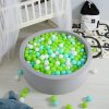 OEM Custom Round Foam Ball Pit Factory Custom Soft Memory Foam Play Pool for Toddlers Indoor Use