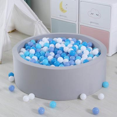 OEM Custom Round Foam Ball Pit Factory Custom Soft Memory Foam Play Pool for Toddlers Indoor Use