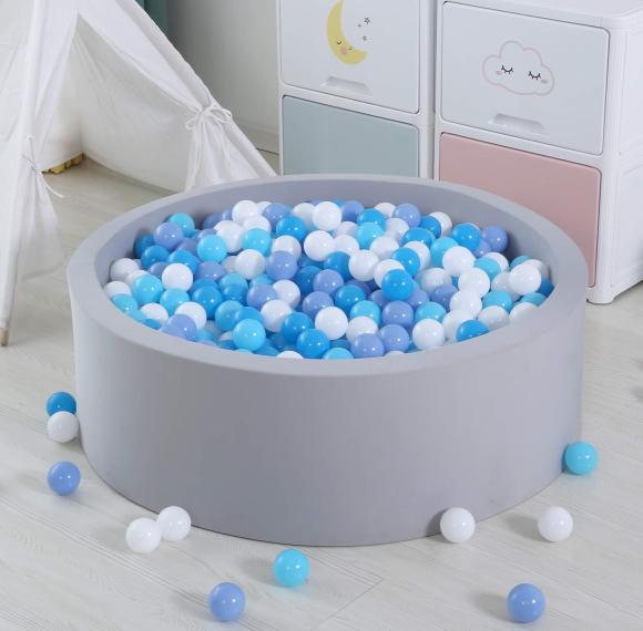 OEM Custom Round Foam Ball Pit Factory Custom Soft Memory Foam Play Pool for Toddlers Indoor Use