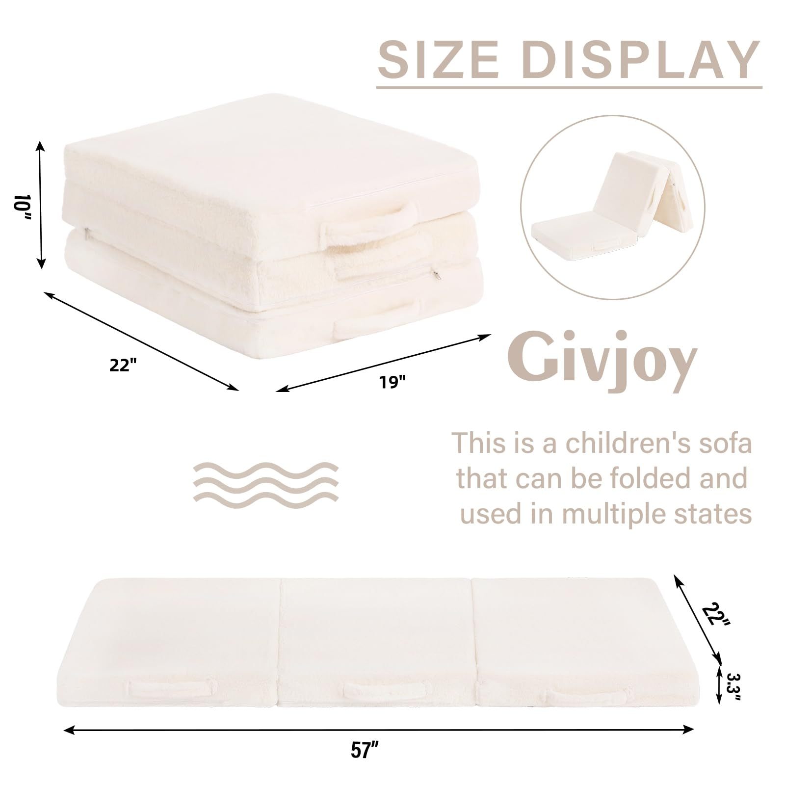 Interesting parameters of children's sofa