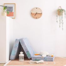 Kids Luminous Velvet Folding Sofa Bed Factory OEM Custom Soft Foam Couch for Playroom