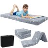 Glow Star Pattern Kids Foldable Floor Mattress Factory OEM Trifold Nap Mat for Toddlers and Daycare Use