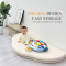 Round Foldable Cushion with Velvet Cover Factory OEM Soft Floor Mat for Kids Playroom and Home Use