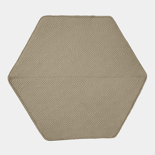 Hexagon Kids Foam Play Mat with Removable Fabric Cover Factory OEM Soft Floor Cushion