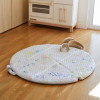 Round Baby and Toddler Foam Mat with Removable Fabric Cover Factory OEM Eco-Friendly Soft Floor Cushion