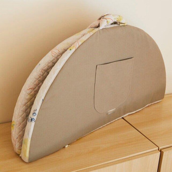 Round Baby and Toddler Foam Mat with Removable Fabric Cover Factory Soft Floor Cushion