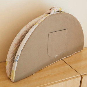 Round Baby and Toddler Foam Mat with Removable Fabric Cover Factory Soft Floor Cushion