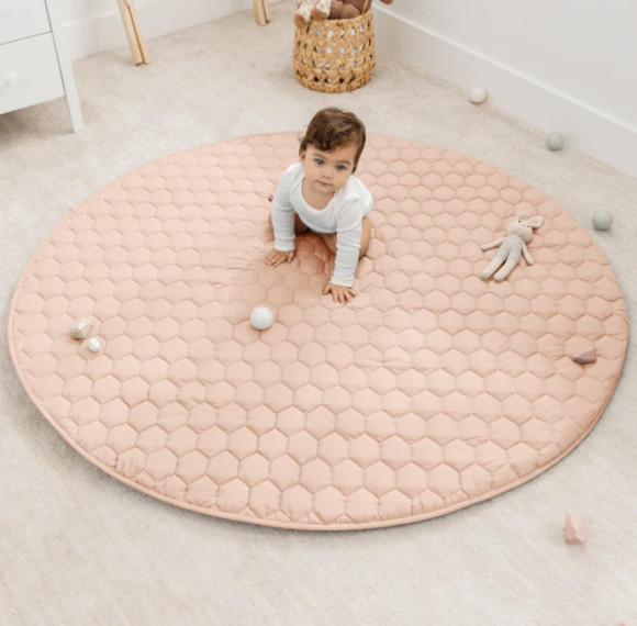 Custom Pink Quilted Soft Cushion for Kids Factory OEM Eco-Friendly Safety Floor Pad