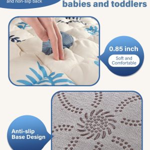 OEM Custom Non-Slip Baby Play Mat Soft Thick Foam Crawling Mat for Infants and Toddlers