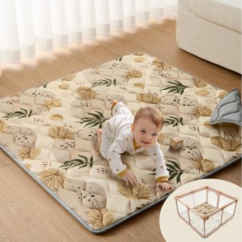 Factory Custom Blissful Diary Large Foam Baby Play Mat Foldable Washable Crawling Pad