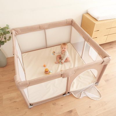 Factory Custom Stylish Padded Baby Play Mat OEM Extra Thick Soft Vegan Leather Floor Pad for Safe