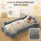 Factory Custom 100% Cotton Lined Portable Foldable Toddler Travel Bed OEM Soft Foam Floor Mattress