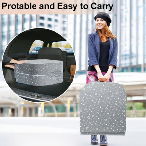 Professionally Designed Portable Toddler Travel Bed OEM Foldable Soft Foam Crib with Washable Cover