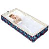Compact & Portable Foldable Toddler Travel Bed OEM Soft Foam Floor Crib with Washable Cover and Safety Rails