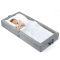 Travel-Friendly Foldable Toddler Beds OEM Soft Foam Floor Crib with Washable Cover and Safety Rails