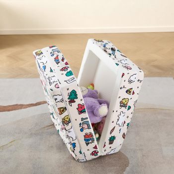 Portable & Foldable Toddler Travel Beds OEM Soft Foam Floor Mattress with Washable Cover