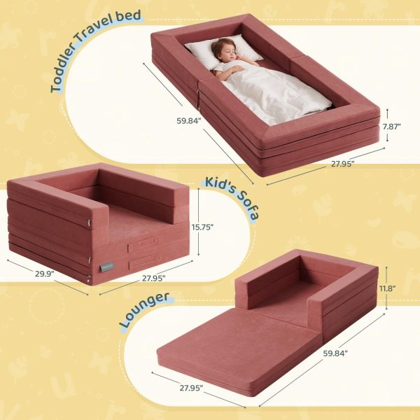 OEM Professional Custom Portable Toddler Travel Bed Foldable Soft Foam Floor Crib
