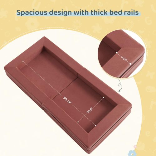 OEM Professional Custom Portable Toddler Travel Bed Foldable Soft Foam Floor Crib
