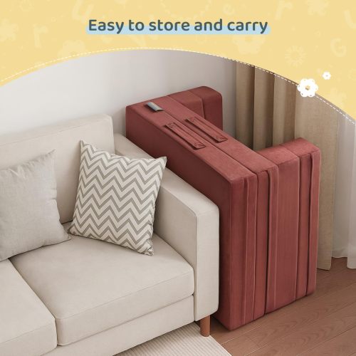 OEM Professional Custom Portable Toddler Travel Bed Foldable Soft Foam Floor Crib