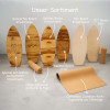 OEM Custom Wooden Balance Board Set with Cork Roll and Stand, Ideal for Beginners, Adults, and Kids