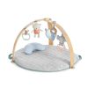 Professional Custom Cozy Spot Reversible Duvet Baby Play Gym with Wooden Toy Bar for Newborns and Up