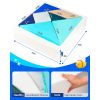 Rectangular Foam Ball Pit Set with Built-in Tangram Soft Play Blocks for Kids Home Play Area